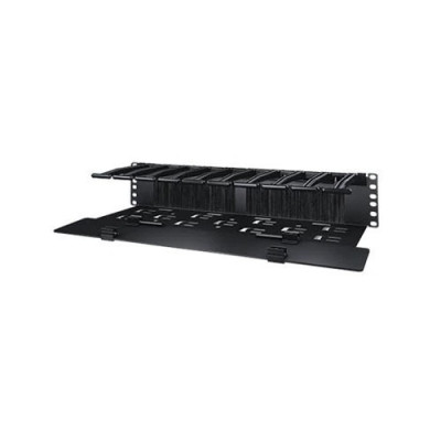 APC Cable Management - Rack cable management panel (horizontal) with cover - black - 3U - for P/N: AR3100, AR3150